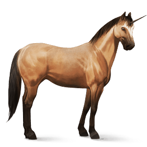 riding unicorn holsteiner chestnut