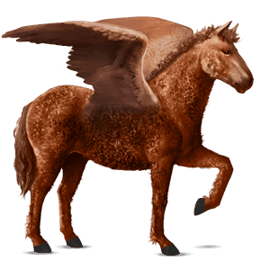 riding pegasus quarter horse black