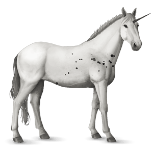 riding unicorn paint horse liver chestnut overo