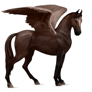 riding pegasus hanoverian liver chestnut