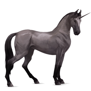 riding unicorn mouse grey