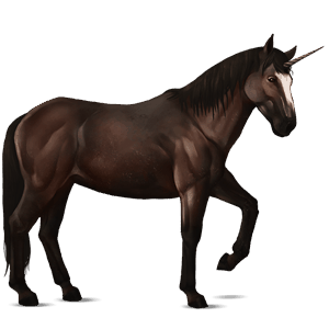 riding unicorn paint horse liver chestnut overo