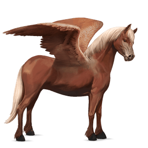 pegasus pony new forest flaxen chestnut 