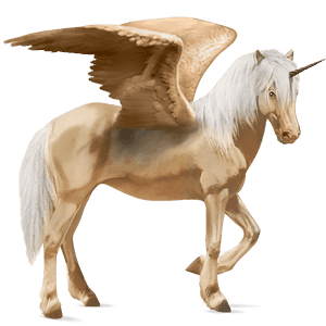 winged riding unicorn paint horse cherry bay tobiano