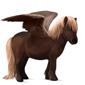 pegasus pony shetland flaxen chestnut 