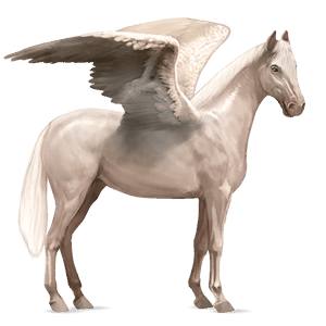 riding pegasus hanoverian flaxen chestnut 