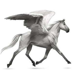 riding pegasus hanoverian chestnut