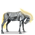 unicorn pony crazy robot