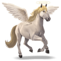 winged unicorn pony  demonic angel