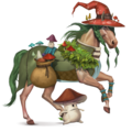 pony mushroom witch