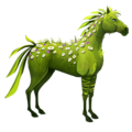 riding unicorn plain