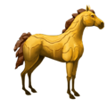 riding unicorn desert