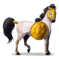 riding pegasus thoroughbred flaxen chestnut 
