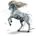 riding unicorn fleabitten grey
