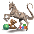 riding horse thoroughbred dapple grey