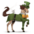 riding horse mouse grey