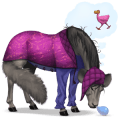 wandering horse scribble
