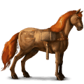 riding pegasus knabstrupper bay blanket 