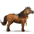 riding horse hanoverian light grey