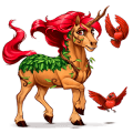 riding unicorn paint horse black overo