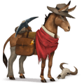 riding horse quarter horse flaxen chestnut 